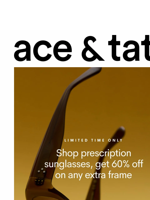 aceandtate newsletter: Buy prescription sunglasses