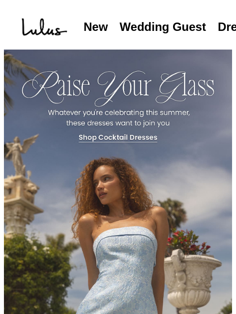 lulus newsletter: Cocktail Dresses for Summer Parties 🥂