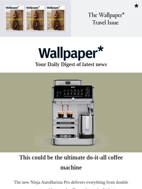 futureplc newsletter: A do-it-all coffee machine for easy brews