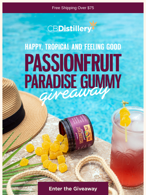 thecbdistillery newsletter: Get On Island Time... For Free!