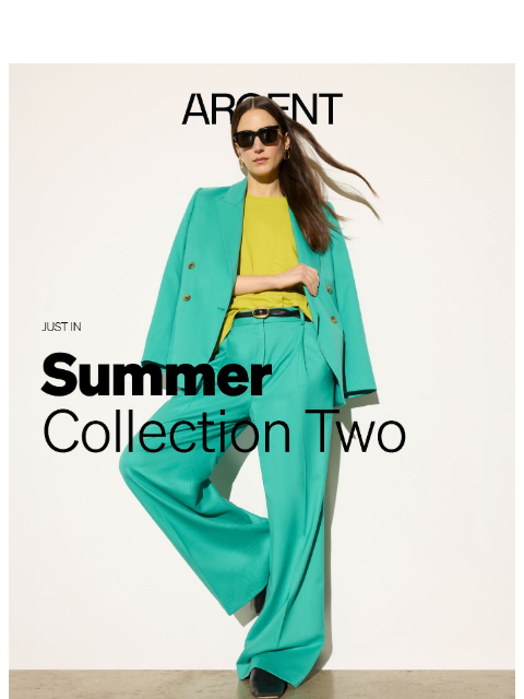argentwork newsletter: Just In | Summer Collection Two