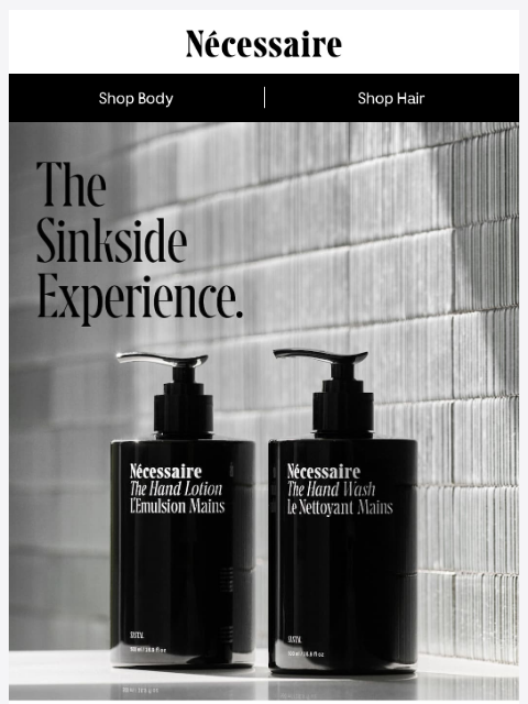 necessaire newsletter: Feel The Difference