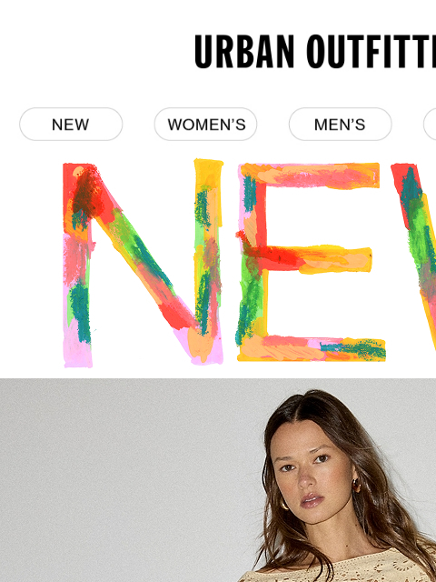 urbanoutfitters newsletter: Psst… so much new stuff JUST dropped →