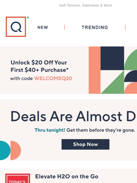 Self-Tanners, Swimwear & More QVC New TRENDING DEALS Unlock $20 off Your First Purchase expiring offers Gemstones american west swim Guard Your ID Advanced X Identity Protection 3-Pc Wide Roller