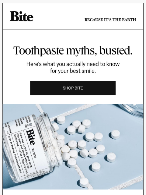 bitetoothpastebits newsletter: Debunked.