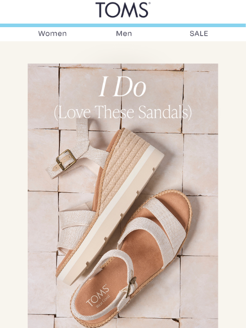 toms newsletter: Wedding Season Staples