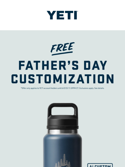Turn Dad's gear into a one-of-a-kind gift. ‌ ‌ ‌ ‌ ‌ ‌ ‌ ‌ ‌ ‌ ‌ ‌ ‌ ‌ ‌ ‌ ‌ ‌ ‌ ‌ ‌ ‌ ‌ ‌ ‌ ‌ ‌ ‌ ‌ ‌ ‌ ‌ ‌ ‌ ‌ ‌ ‌ ‌ ‌ ‌ ‌ ‌ ‌ ‌ ‌ ‌ ‌ ‌ ‌ ‌ ‌ ‌ ‌ ‌ ‌ ‌ ‌ ‌ ‌ ‌ ‌ ‌ ‌ ‌ ‌ ‌ ‌ ‌ ‌ ‌ ‌ ‌ ‌ ‌ ‌ ‌ ‌