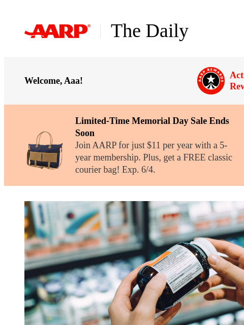 Plus, Pay Less for Car Insurance, AARP Takes on High Rx Prices, New Hope on Brain Health and More … ͏ ͏ ͏ ͏ ͏ ͏ ͏ ͏ ͏ ͏ ͏ ͏ ͏ ͏ ͏ ͏ ͏ ͏ ͏ ͏ ͏ ͏ ͏ ͏ ͏ ͏ ͏ ͏ ͏ ͏ ͏ ͏ ͏ ͏ ͏ ͏ ͏ ͏ ͏ ͏ ͏ ͏ ͏ ͏ ͏ ͏ ͏ ͏ ͏ ͏ ͏