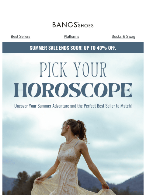 bangsshoes newsletter: Your Horoscope Awaits...