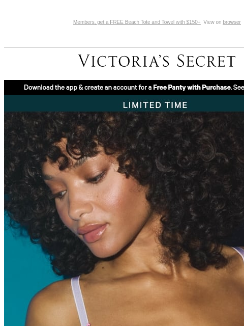 victoriassecret newsletter: Get a FREE Bra When You Buy Two