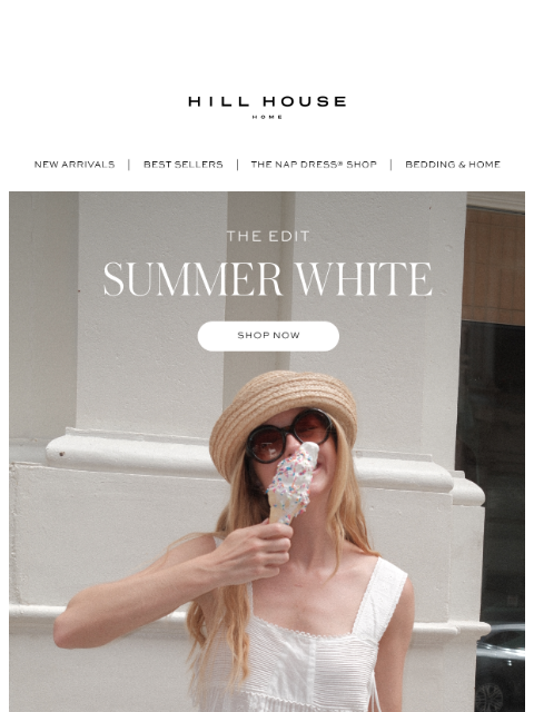 hillhousehome newsletter: White Dresses for Every Summer Moment