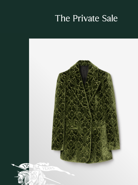 burberry newsletter: Private Sale: find your favourites