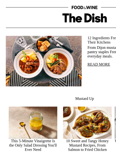 foodandwine newsletter: 12 Ingredients French Chefs Always Stock in Their ...