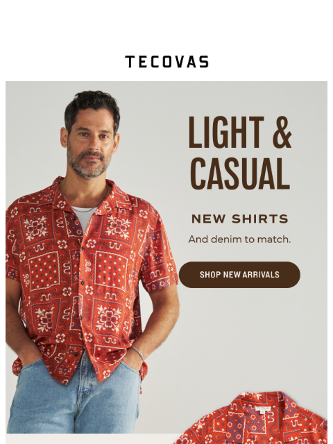 tecovas newsletter: Summer Looks