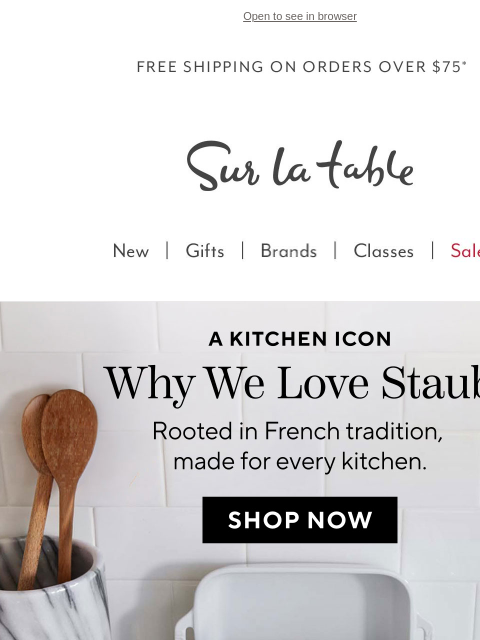surlatable newsletter: Cooks Everywhere Are Obsessed With Staub