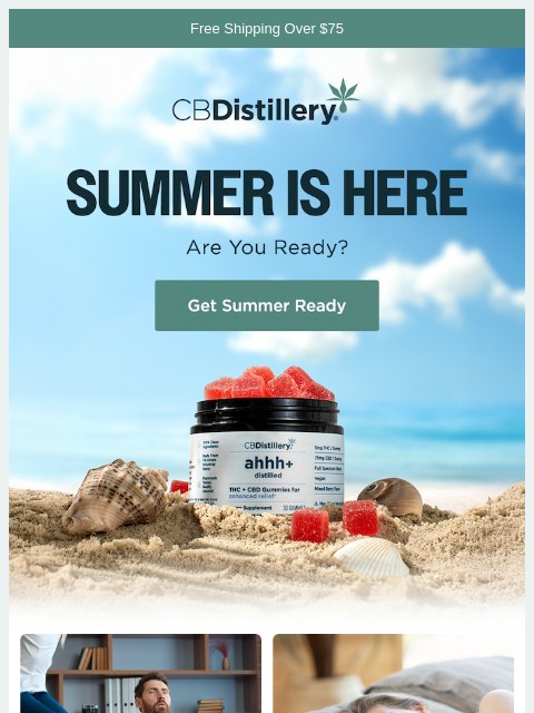 thecbdistillery newsletter: Summer is here - are you ready?