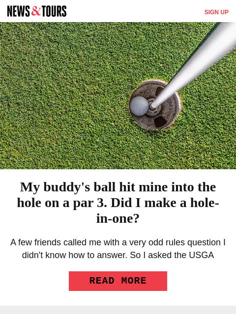 golfdigest newsletter: LIV Golf's latest business wrinkle