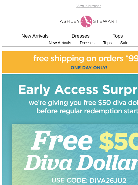 ashleystewart newsletter: 👀 Check out these online exclusives!