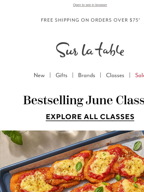 surlatable newsletter: Our Bestselling June Classes Are Here