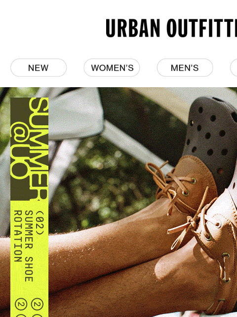 urbanoutfitters newsletter: We’ve got your summer shoe rotation