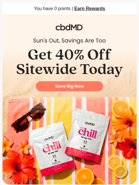 cbdmd newsletter: Summer Savings Are Still Waiting for You