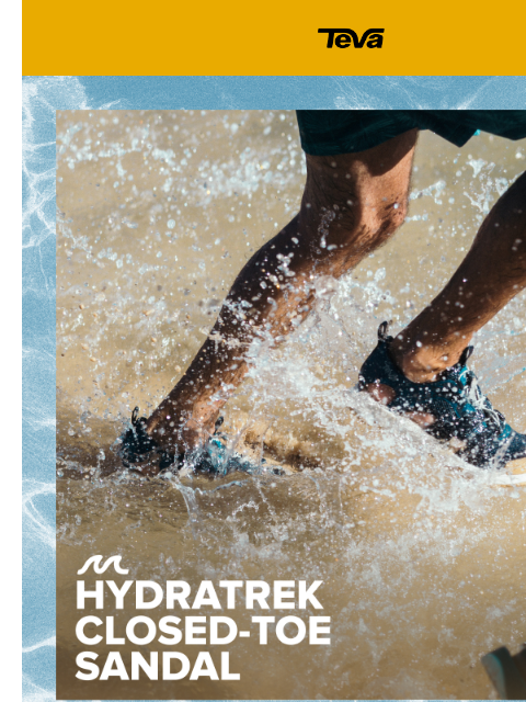 teva newsletter: Meet the Hydratrek Closed-Toe Sandal