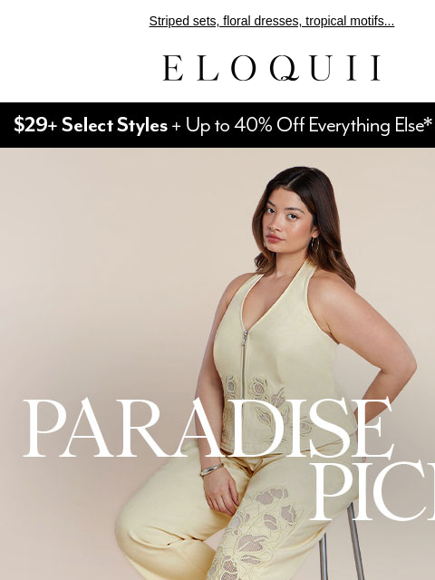 eloquii newsletter: Vacay booked? Pack *these* 🏝️