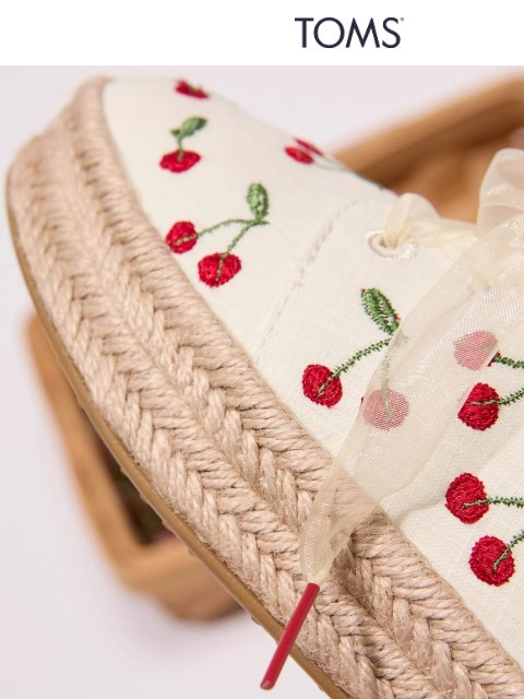 toms newsletter: Which Prints Do You Prefer? 🍒 or 🌴