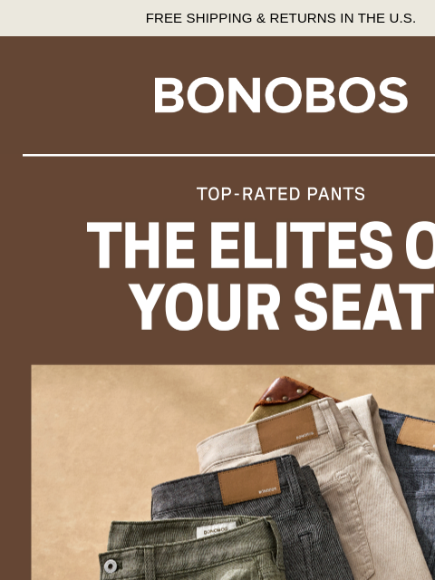 bonobos newsletter: Top-Rated Pants: See What They Said