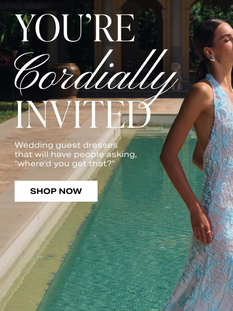 revolve newsletter: This Halter Gown Was Made For Summer Weddings
