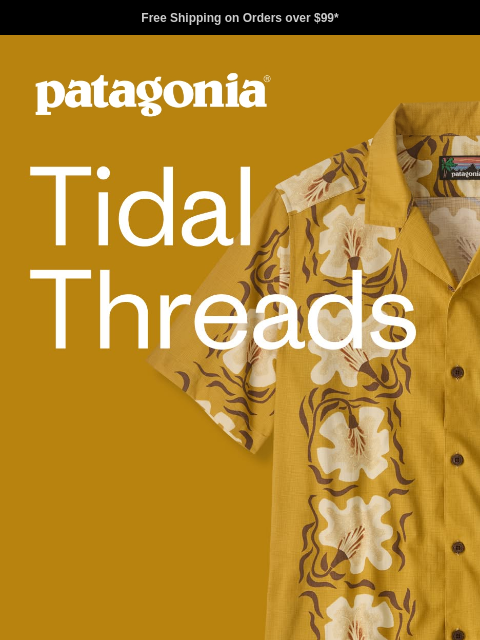 patagonia newsletter: New Tidal Threads tropical prints