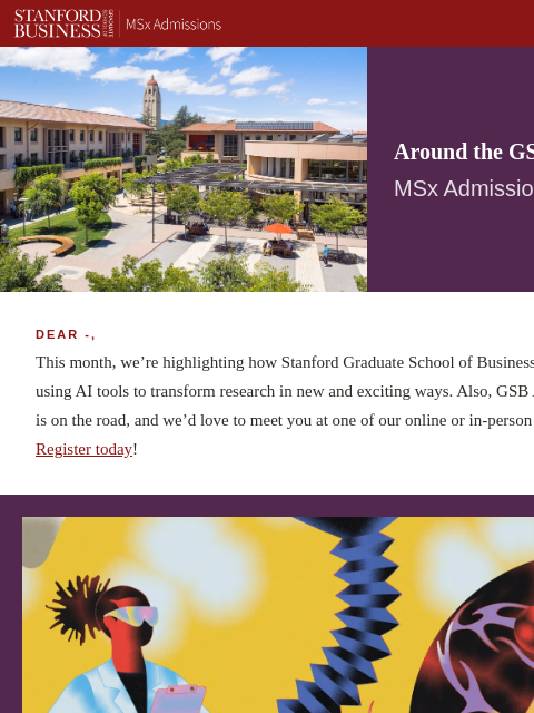 stanford newsletter: Around the GSB | May 2026
