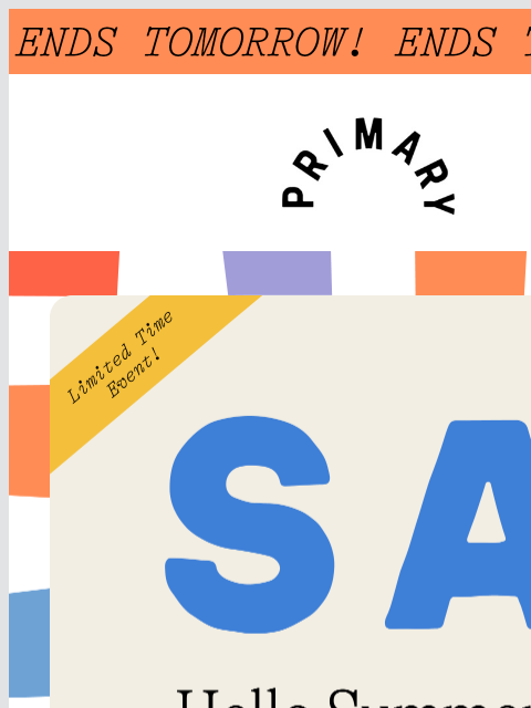 primary newsletter: ⚡30% Off Everything Ends Tomorrow⚡