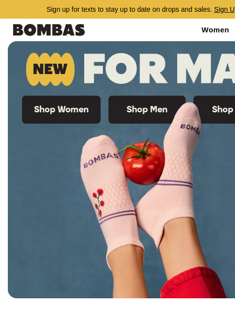 bombas newsletter: All New May Drops