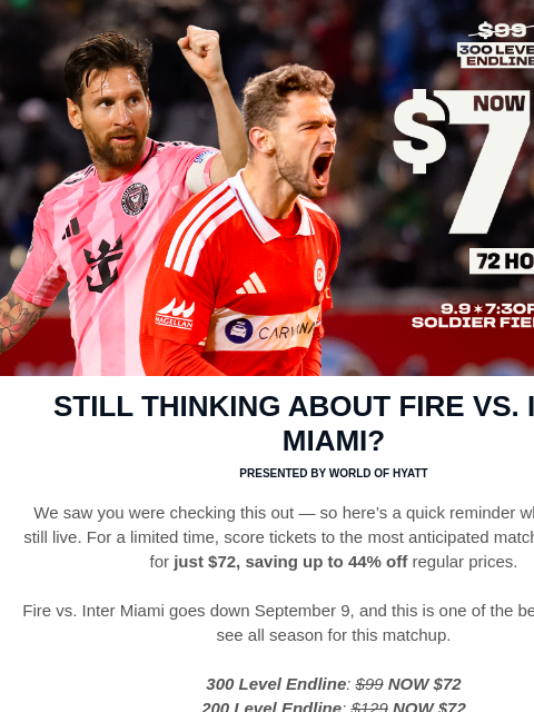 chicagofirefc newsletter: Still Thinking About Fire vs. Inter Miami? 👀
