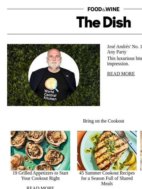 foodandwine newsletter: José Andrés' No. 1 Trick for Wowing Guests at Any ...