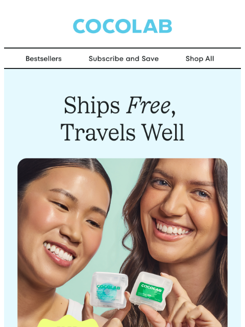 cocolab newsletter: Summer Travel 🤝 Smile Care Faves