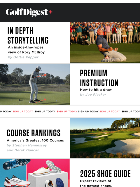 Your membership to Golf Digest+ will help improve your game, find better courses and buy better clubs. ‌ ‌ ‌ ‌ ‌ ‌ ‌ ‌ ‌ ‌ ‌ ‌ ‌ ‌ ‌ ‌ ‌ ‌ ‌ ‌ ‌ ‌ ‌ ‌ ‌ ‌ ‌ ‌ ‌ ‌ ‌ ‌ ‌ ‌ ‌ ‌ ‌ ‌ ‌ ‌ ‌ ‌ ‌ ‌ ‌ ‌ ‌ ‌ ‌