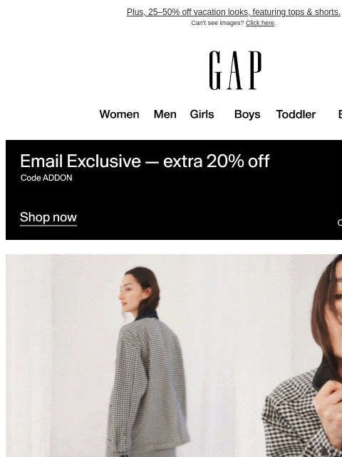 Plus, 25–50% off vacation looks, featuring tops & shorts. ‌ ‌ ‌ ‌ ‌ ‌ ‌ ‌ ‌ ‌ ‌ ‌ ‌ ‌ ‌ ‌ ‌ ‌ ‌ ‌ ‌ ‌ ‌ ‌ ‌ ‌ ‌ ‌ ‌ ‌ ‌ ‌ ‌ ‌ ‌ ‌ ‌ ‌ ‌ ‌ ‌ ‌ ‌ ‌ ‌ ‌ ‌ ‌ ‌ ‌ ‌ ‌ ‌ ‌ ‌ ‌ ‌ ‌ ‌ ‌ ‌ ‌ ‌ ‌ ‌ ‌ ‌ ‌ ‌ ‌