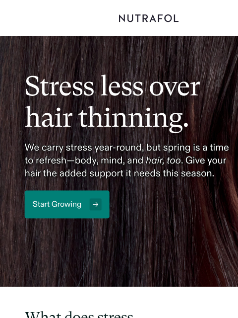 See how stress impacts hair growth. ‌ ‌ ‌ ‌ ‌ ‌ ‌ ‌ ‌ ‌ ‌ ‌ ‌ ‌ ‌ ‌ ‌ ‌ ‌ ‌ ‌ ‌ ‌ ‌ ‌ ‌ ‌ ‌ ‌ ‌ ‌ ‌ ‌ ‌ ‌ ‌ ‌ ‌ ‌ ‌ ‌ ‌ ‌ ‌ ‌ ‌ ‌ ‌ ‌ ‌ ‌ ‌ ‌ ‌ ‌ ‌ ‌ ‌ ‌ ‌ ‌ ‌ ‌ ‌ ‌ ‌ ‌ ‌ ‌ ‌ ‌ ‌ ‌ ‌ ‌ ‌ ‌ ‌ ‌ ‌ ‌ ‌ ‌