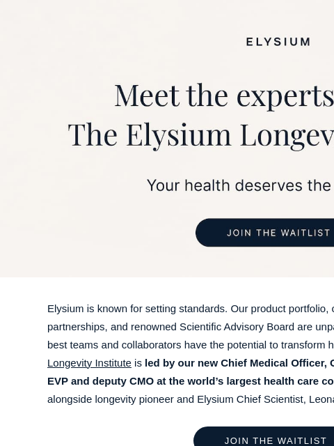 elysiumhealth newsletter: Why have thousands already joined TELI's waitlist?