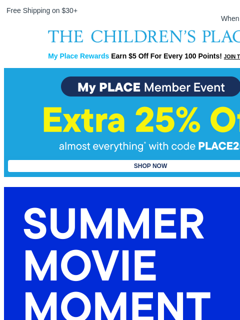childrensplace newsletter: In the Character Spotlight: Moana