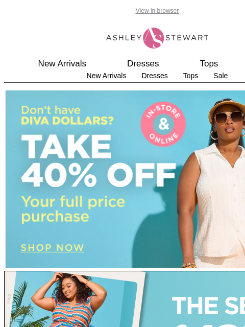 ashleystewart newsletter: INSIDE: The key to effortless summer style