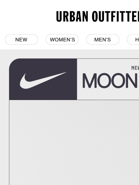 urbanoutfitters newsletter: NEW NIKE 🌙 Moon Shoe