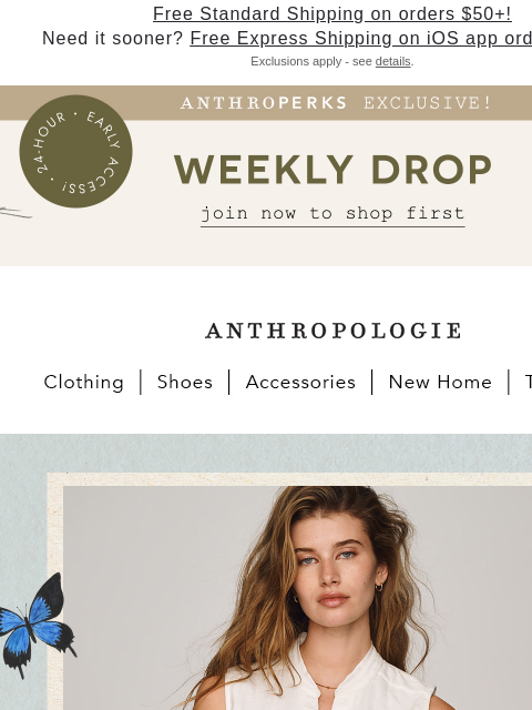 anthropologie newsletter: Dresses. Under $150. Done.