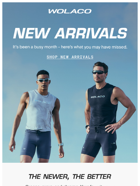 wolaco newsletter: NEW ARRIVALS | The May Edit 🩳