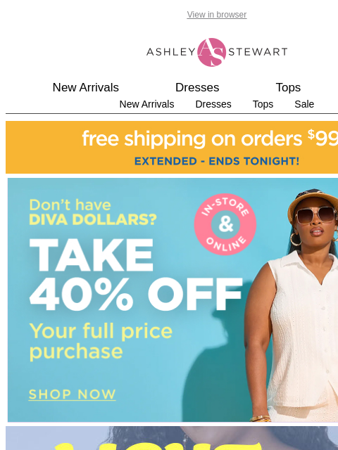 ashleystewart newsletter: Light and airy looks to keep it cool