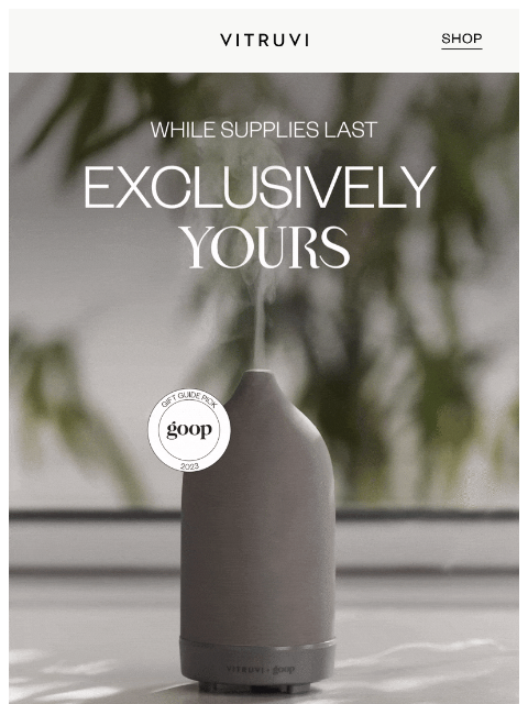 Limited Edition Grey Diffuser by Vitruvi & Goop. A versatile, neutral shade that complements any interior style. ͏ ͏ ͏ ͏ ͏ ͏ ͏ ͏ ͏ ͏ ͏ ͏ ͏ ͏ ͏ ͏ ͏ ͏ ͏ ͏ ͏ ͏ ͏ ͏ ͏ ͏ ͏ ͏ ͏ ͏ ͏ ͏ ͏ ͏ ͏ ͏ ͏ ͏ ͏ ͏ ͏ ͏