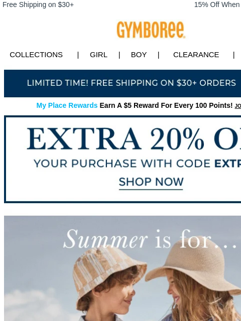 Picture-perfect & fun to wear. Free Shipping on $30+ 15% Off When You Ship to Store* Collections | Girl | Boy | CLEARANCE | GIFT CARDS Free Shipping My Place Rewards Earn A $5 Reward For Every 100