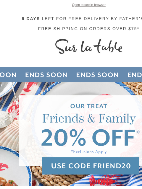 Get 20% off select items* during our Friends & Family Event! ‌ ‌ ‌ ‌ ‌ ‌ ‌ ‌ ‌ ‌ ‌ ‌ ‌ ‌ ‌ ‌ ‌ ‌ ‌ ‌ ‌ ‌ ‌ ‌ ‌ ‌ ‌ ‌ ‌ ‌ ‌ ‌ ‌ ‌ ‌ ‌ ‌ ‌ ‌ ‌ ‌ ‌ ‌ ‌ ‌ ‌ ‌ ‌ ‌ ‌ ‌ ‌ ‌ ‌ ‌ ‌ ‌ ‌ ‌ ‌ ‌ ‌ ‌ ‌ ‌ ‌ ‌ ‌